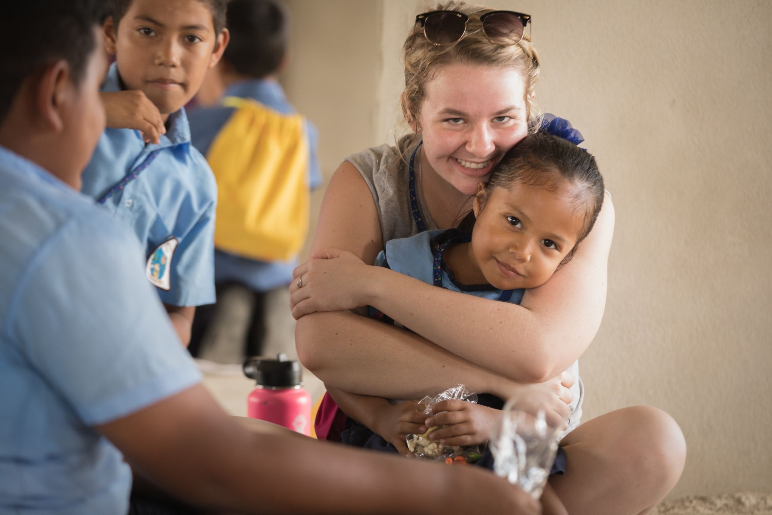 Volunteer Hugging